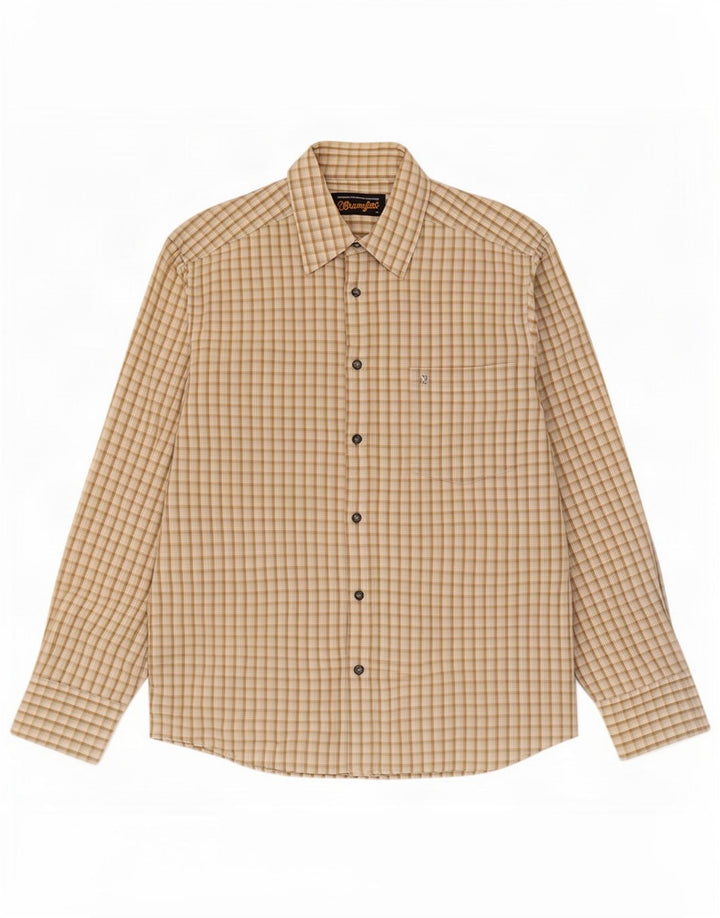 Wrangler Chemise Homme Grand Carreau Beige