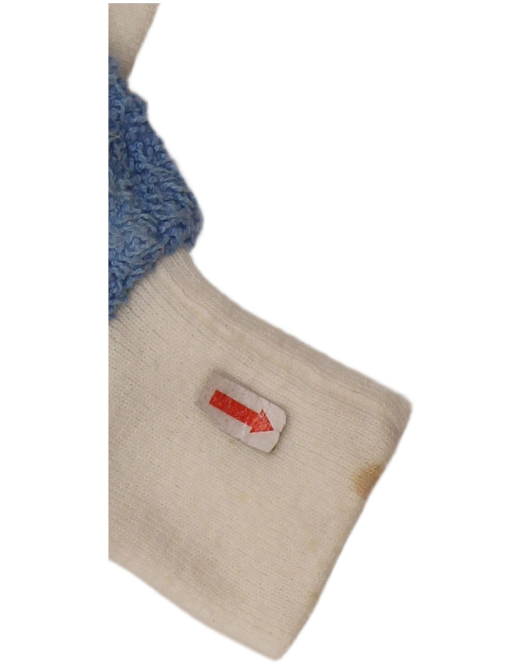 VINTAGE Femme Col Bateau Pull Pull UK 16 Grand Bleu Colorblock