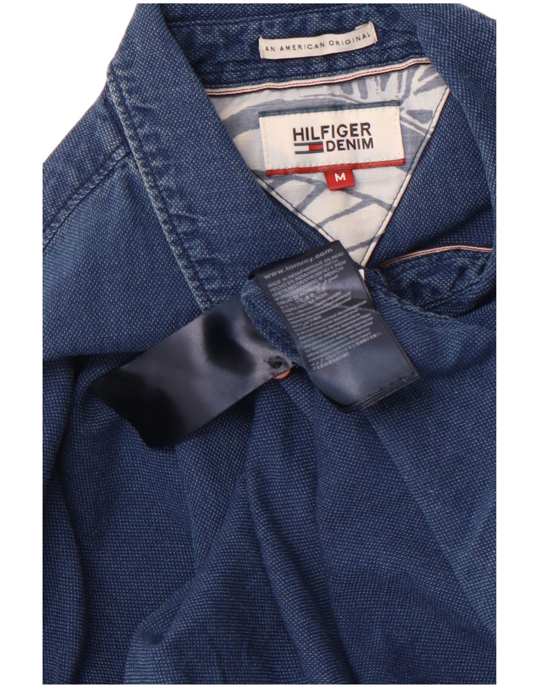 TOMMY HILFIGER Chemise Homme Bleu Moyen Coton