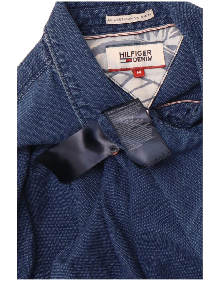 TOMMY HILFIGER Chemise Homme Bleu Moyen Coton