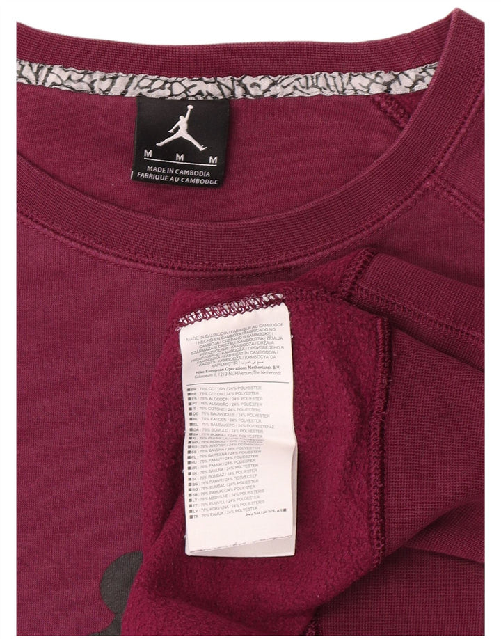Jordan Sweat-shirt graphique pour homme en coton violet moyen