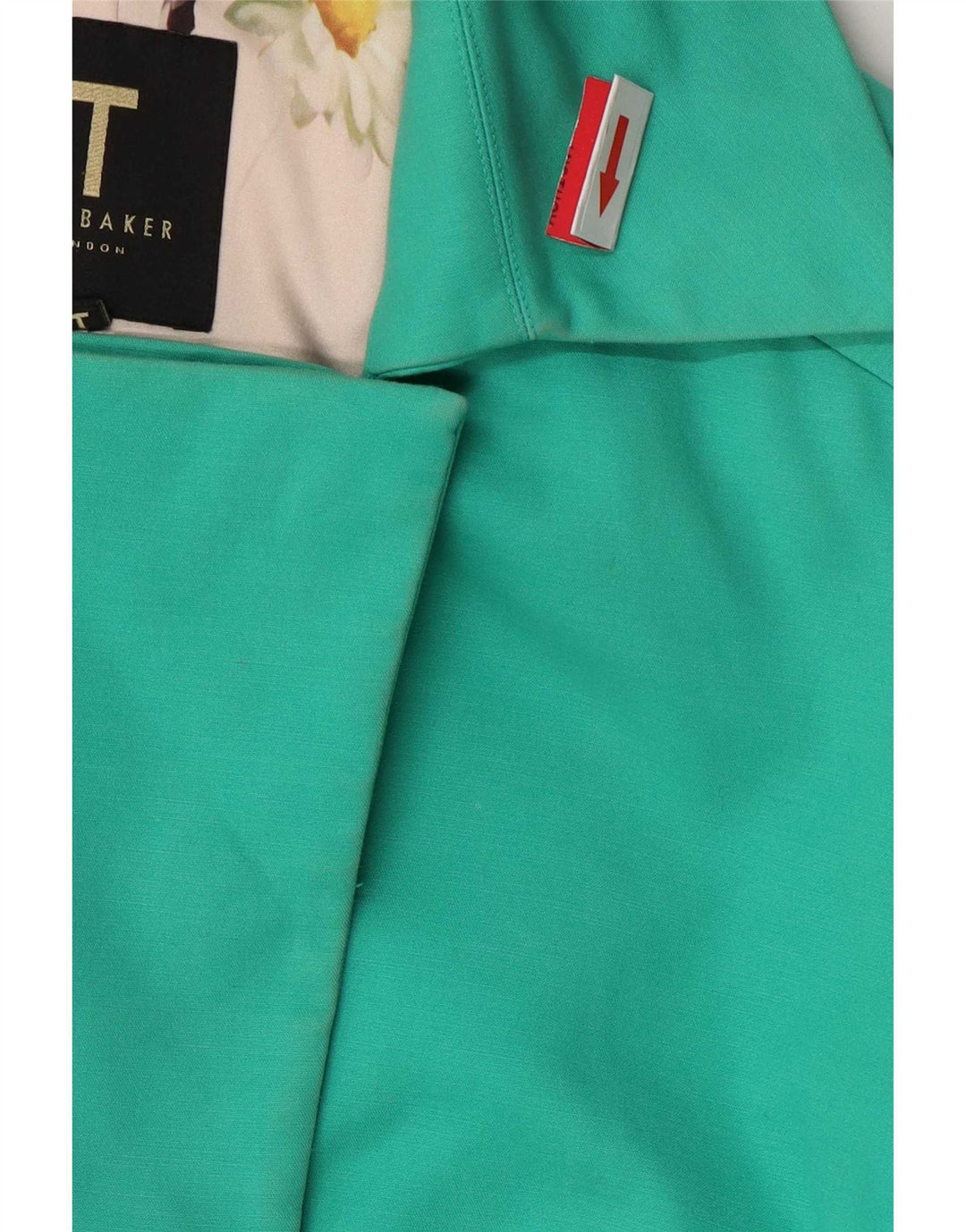 Ted Baker Trench Coat Femme Taille 2 Petit Coton Vert