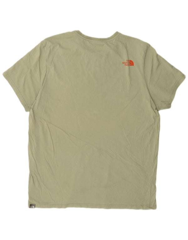 The North Face T-Shirt Homme Top XL Kaki Coton