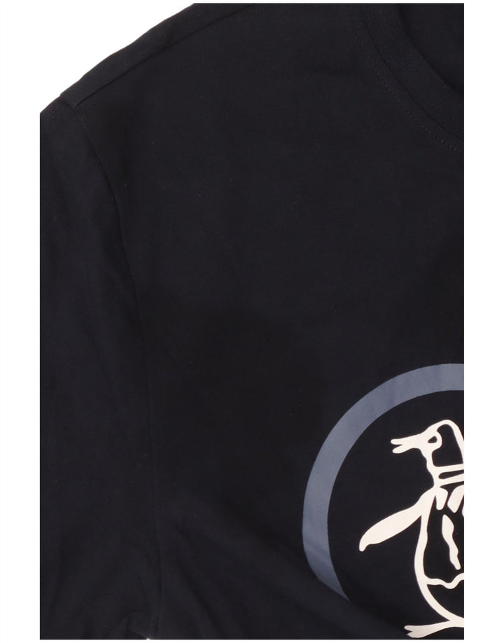 Penguin T-Shirt Graphique Homme Bleu Marine Moyen