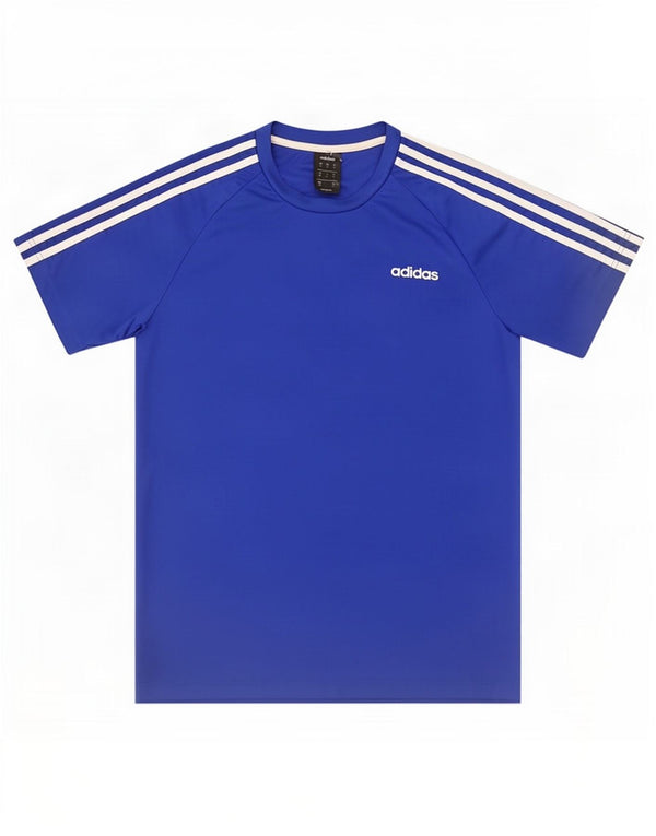 Adidas Homme Climalite T-Shirt Haut Bleu Moyen Polyester