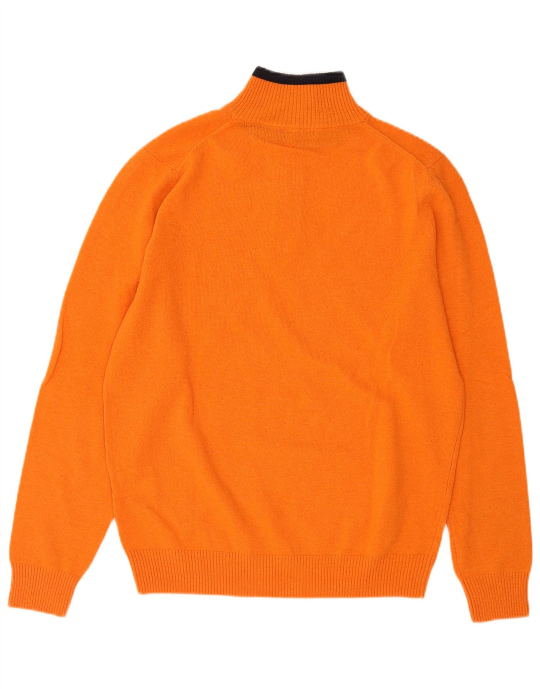 Sergio Tacchini Pull col zippé pour homme en laine orange