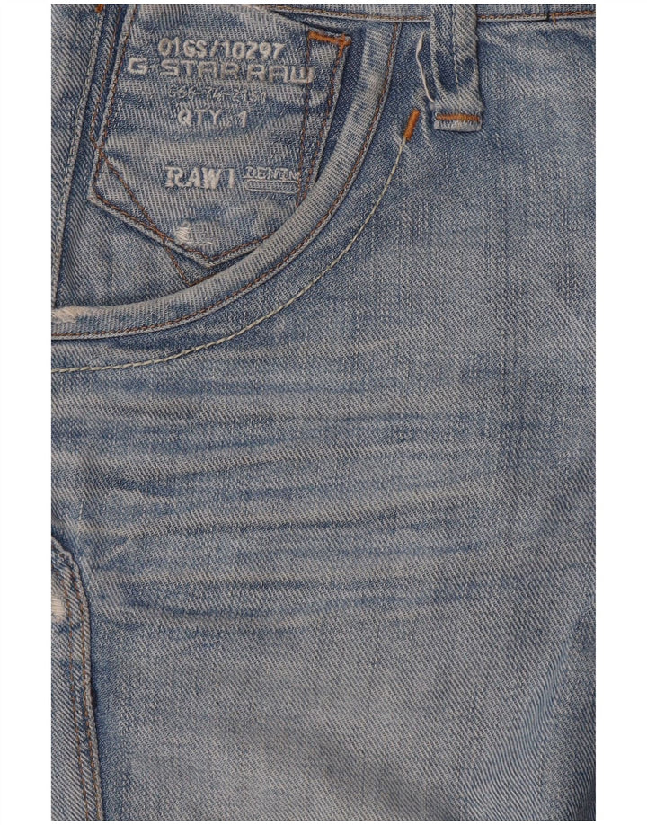 G-Star Femme Jean droit vieilli W30 L29 Bleu