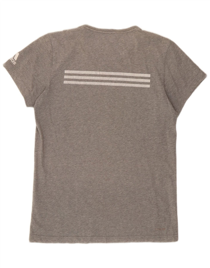 Adidas T-Shirt Graphique Homme Gris Moyen Colourblock