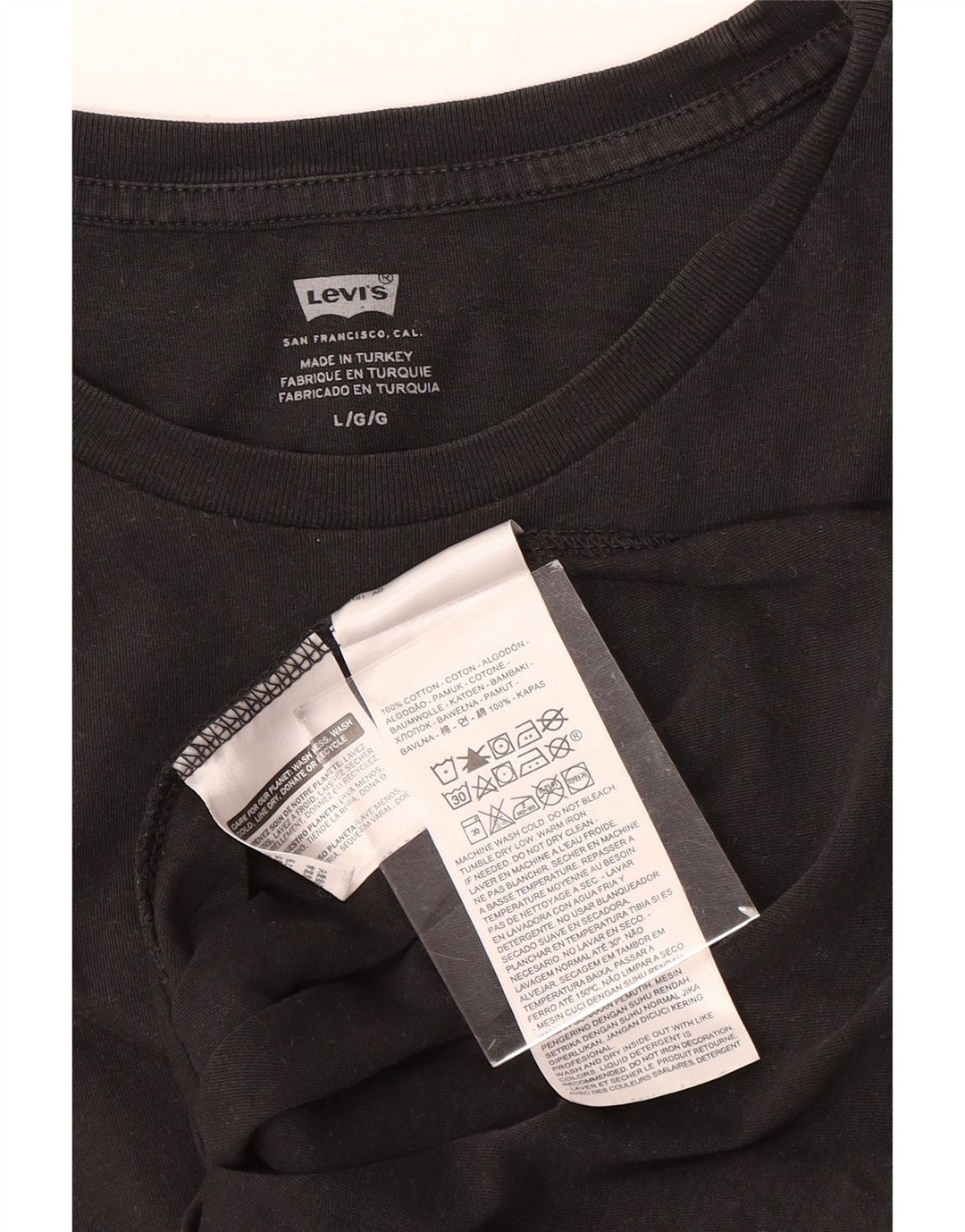 Levi's T-Shirt Homme Noir Large Floral