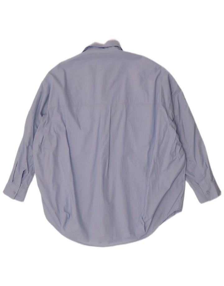 French Connection Chemise pull à manches 3/4 pour femme UK 10 Small Bleu