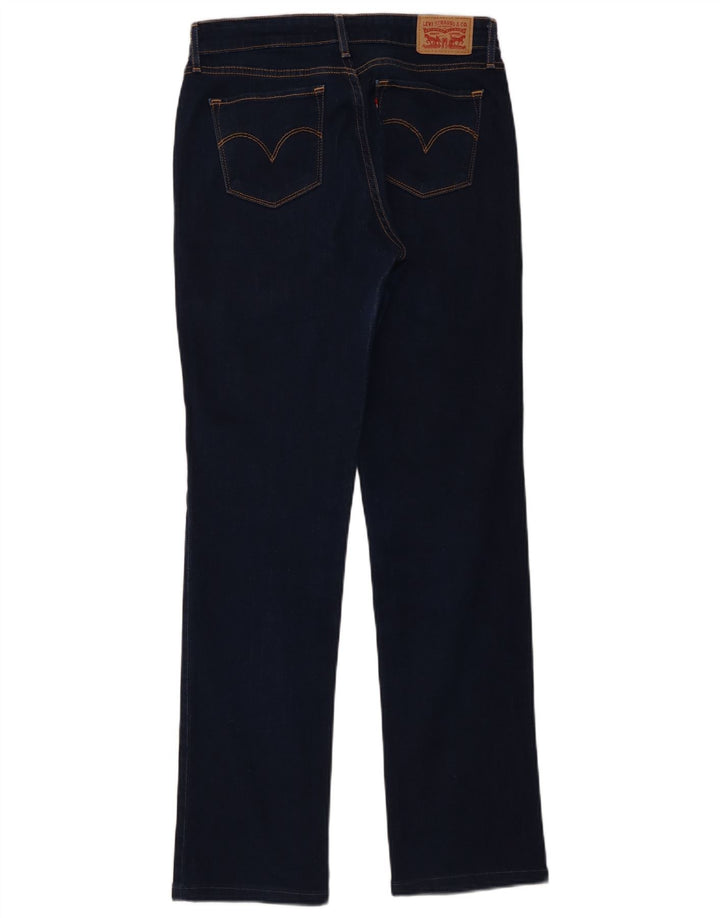 Levi's Jean Droit 714 Femme W28 L30 Bleu Marine Coton