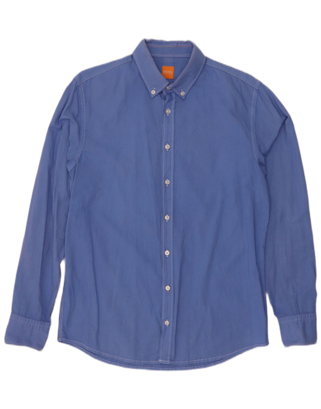 Hugo Boss Chemise Slim Fit Large Bleu Coton Homme