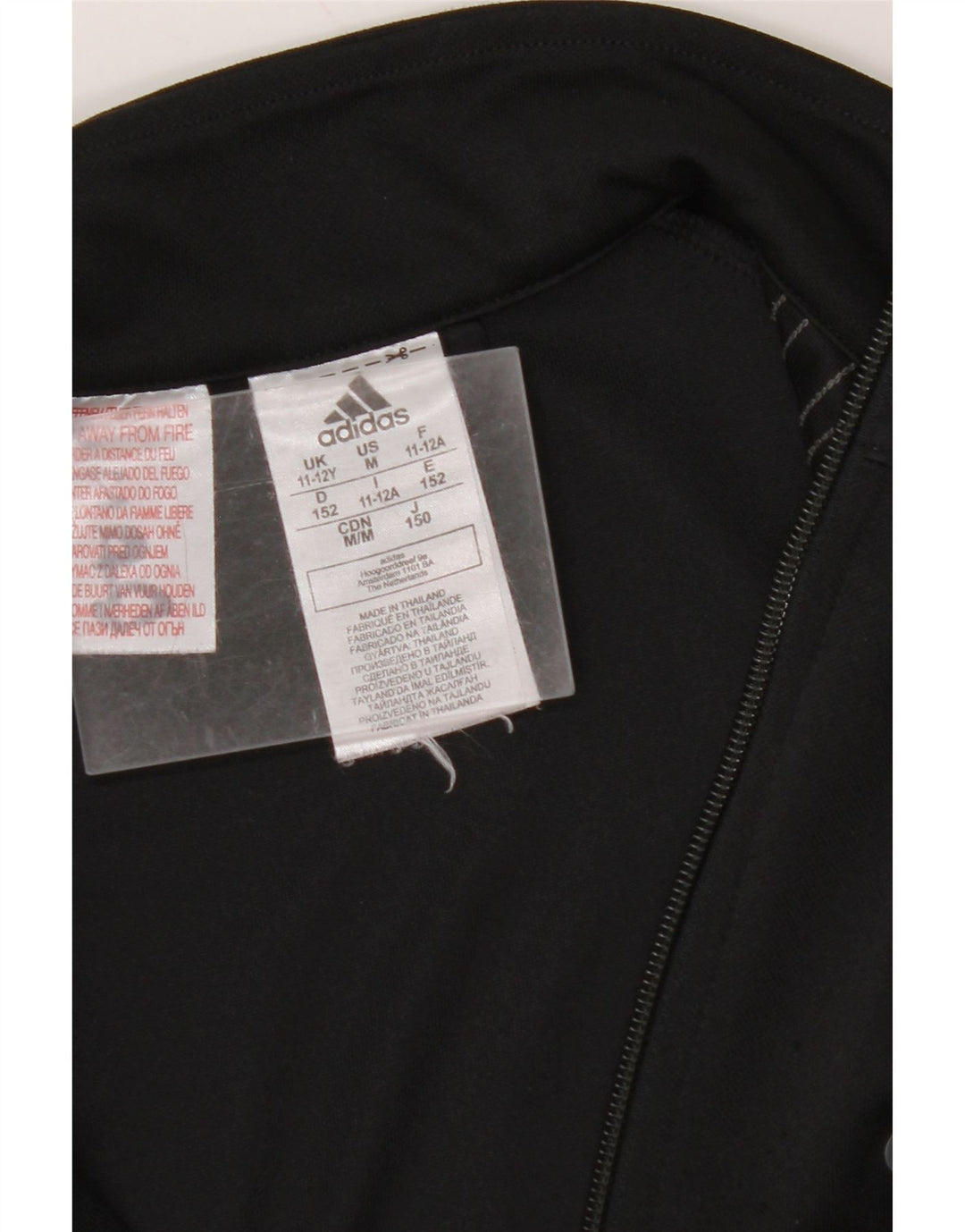 ADIDAS Veste de survêtement Aeroready Garçon 11-12 ans Noir Polyester