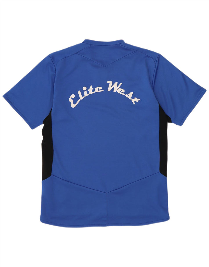 Lotto T-Shirt Homme Bleu Moyen Colorblock Polyester
