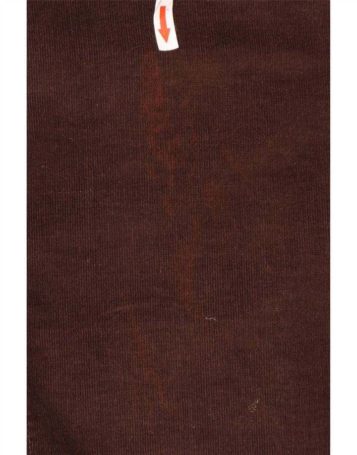 Replay Veste en velours côtelé pour femme UK 14 Coton marron moyen