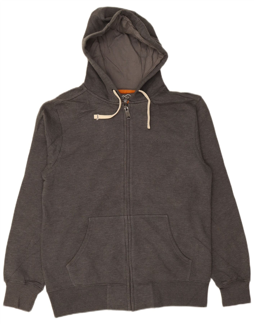EDDIE BAUER Pull à Capuche Zippé Homme Gris Moyen Coton