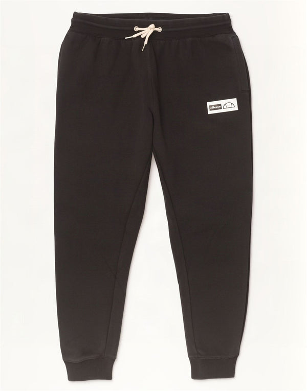 Ellesse Pantalon de survêtement pour homme Joggers XL Noir Coton