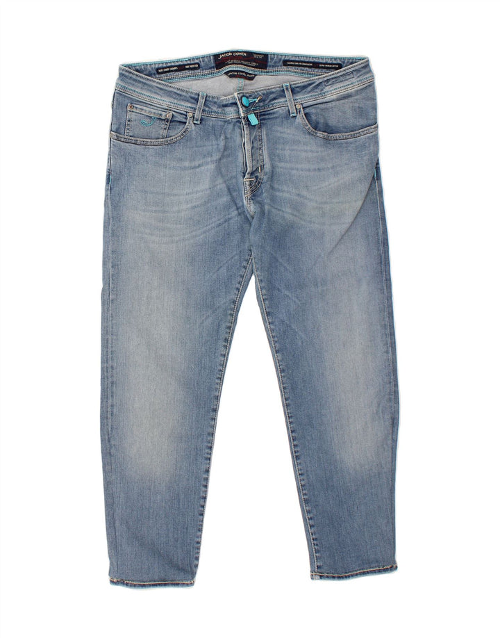 JACOB COHEN Womens Slim Jeans W37 L27 Blue Cotton Vintage Jacob Cohen and Second-Hand Jacob Cohen from Messina Hembry 