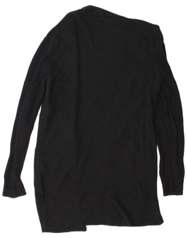 Marks & Spencer Pull cardigan ouvert long pour femme UK 8 Small Noir