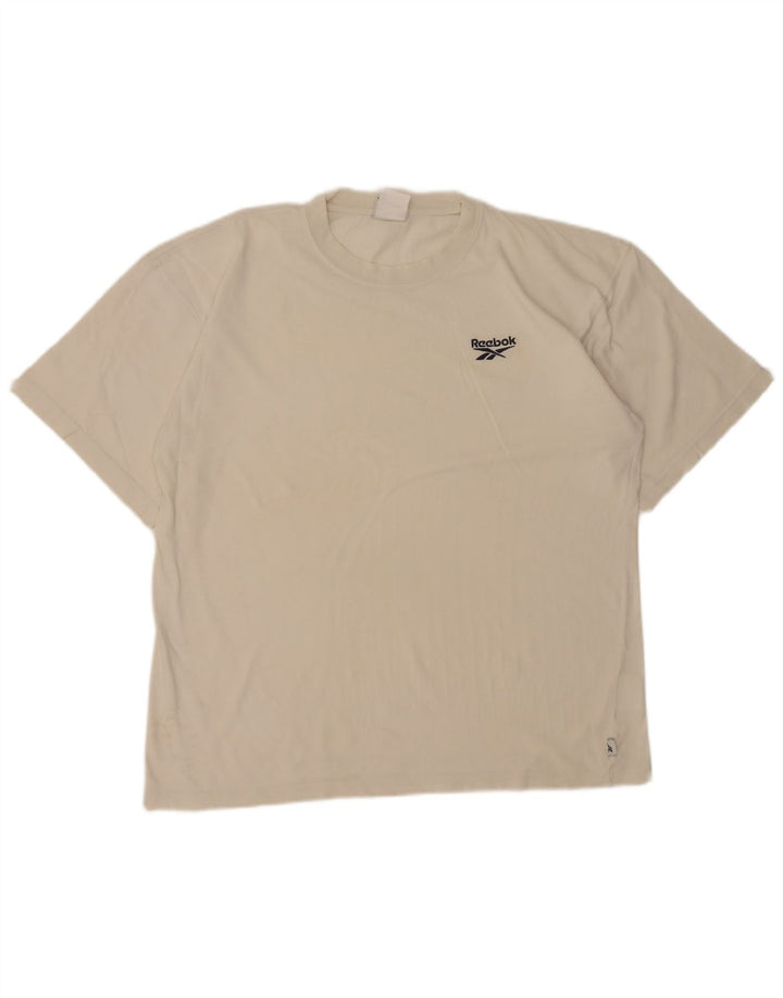 Reebok T-Shirt Loose Fit Homme Petit Blanc