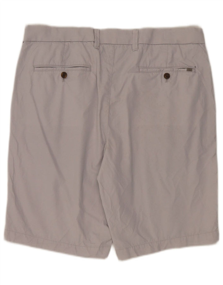 Marks & Spencer Short Chino Homme W36 Grand Gris Coton