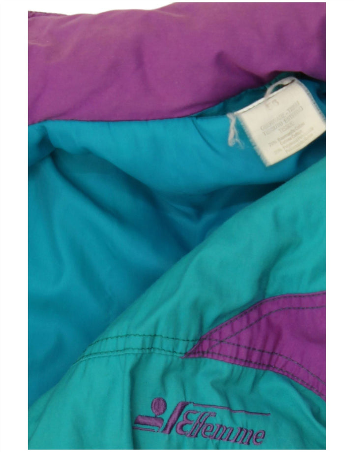 Effemme Veste matelassée homme IT 56 3XL Bleu Colourblock Coton