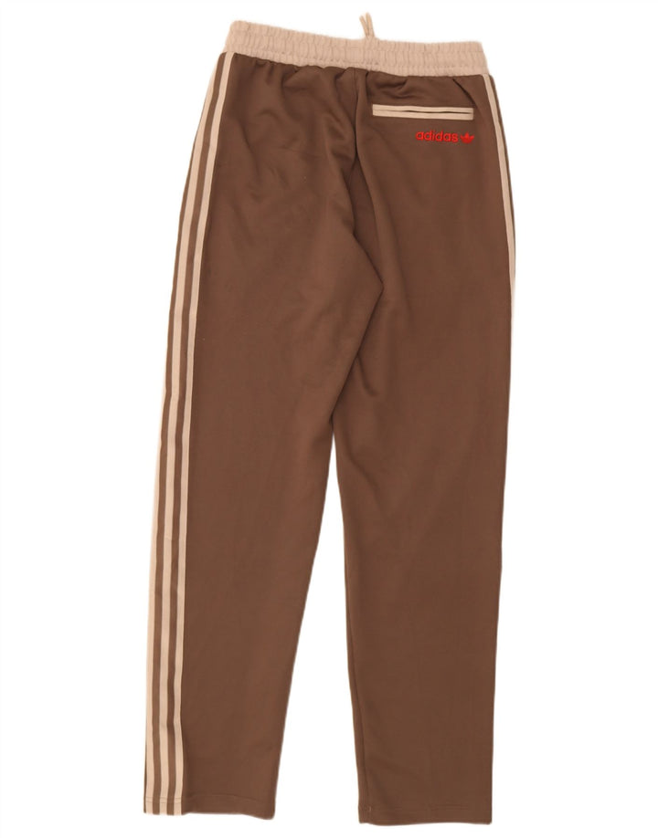 Adidas Pantalon de survêtement pour homme Small Marron Colorblock Polyester