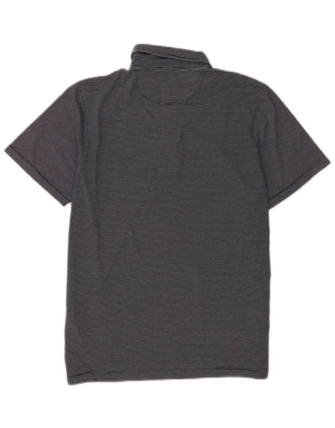 Polo Homme Jigsaw Coton Rayé Bleu Marine Moyen