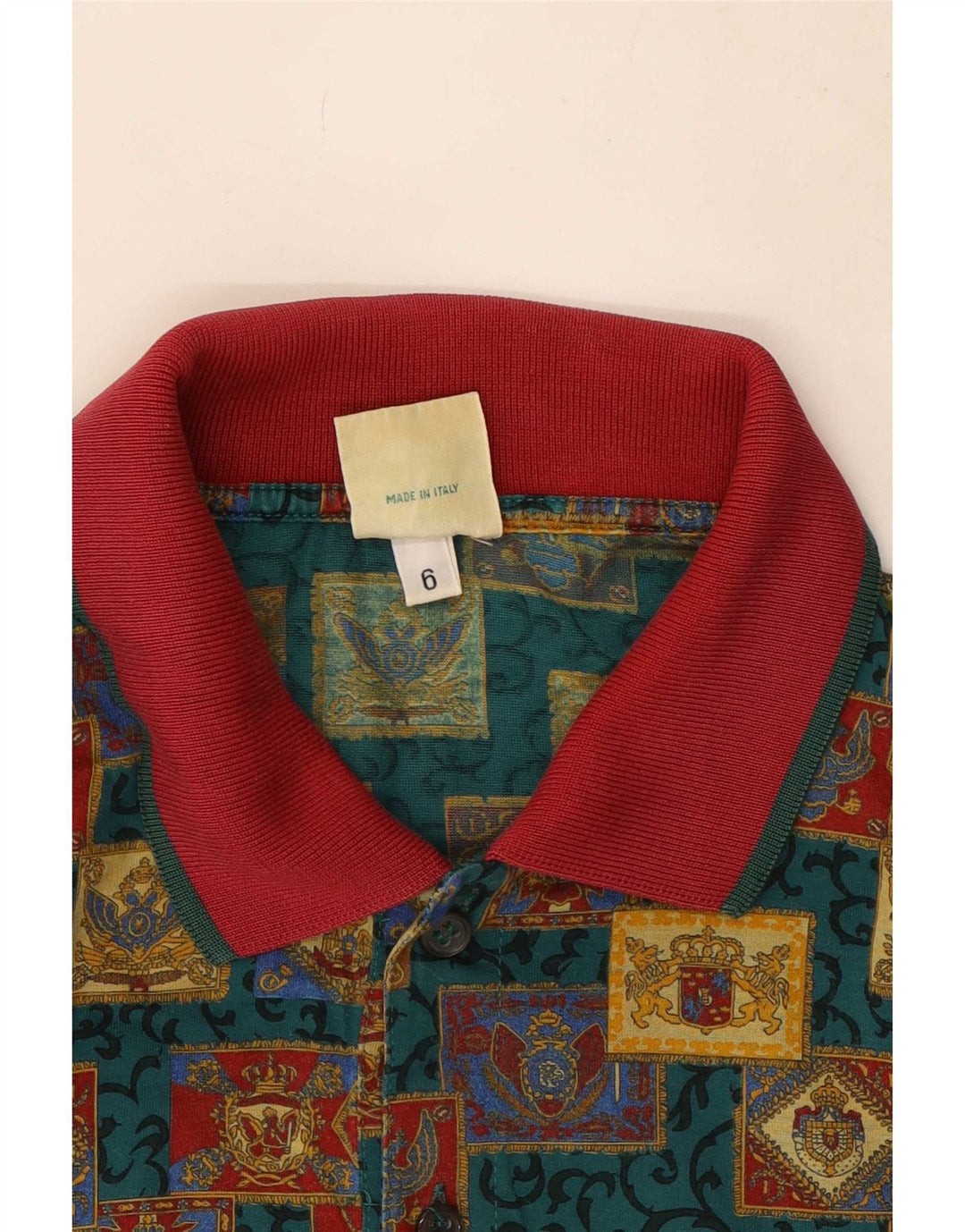 Mango Polo Homme Large Multicolore Géométrique