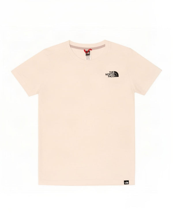The North Face Boys Graphic T-Shirt Top 11-12 ans Grand Blanc Cassé Coton