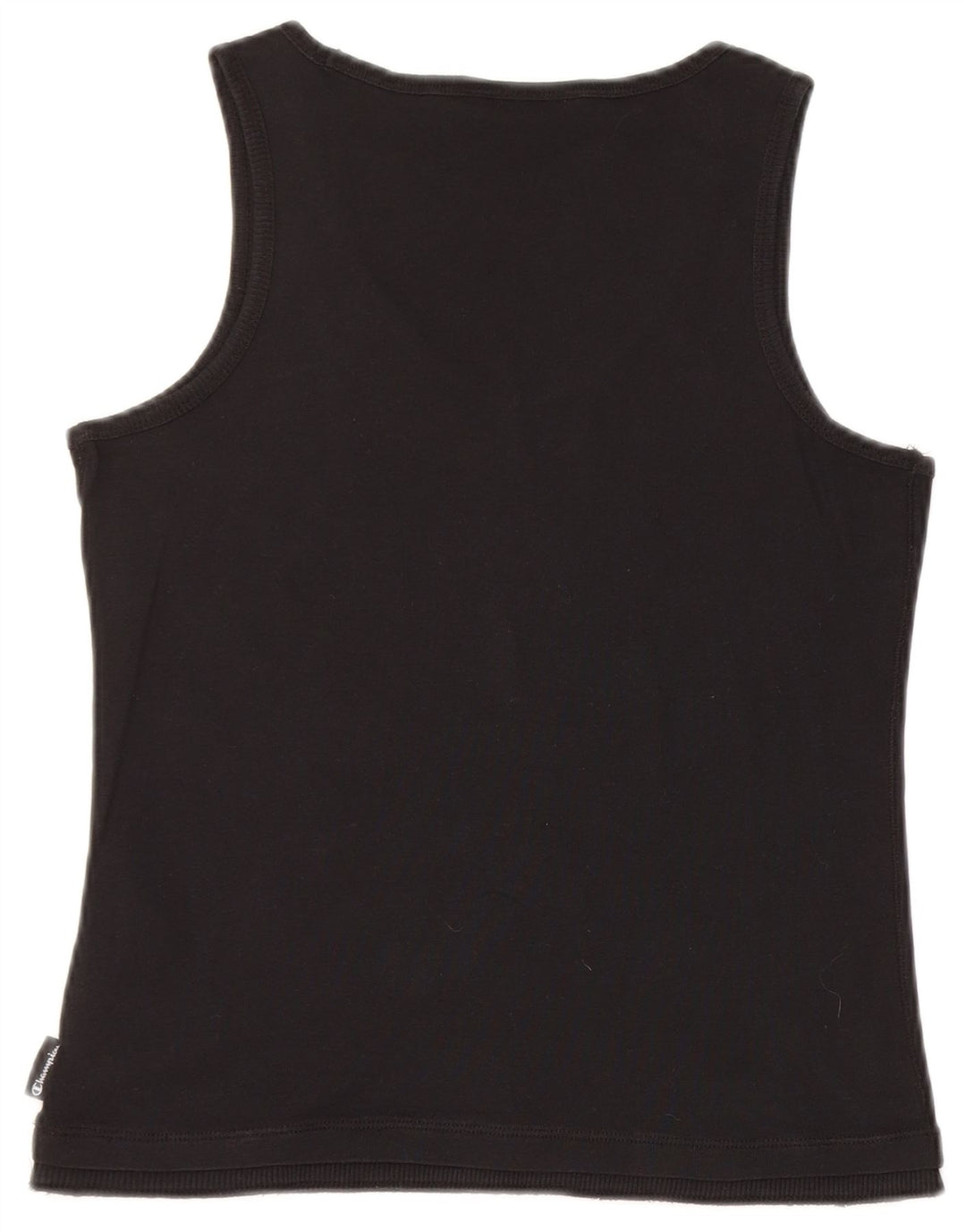 CHAMPION Débardeur court pour femme UK 12 Coton noir moyen