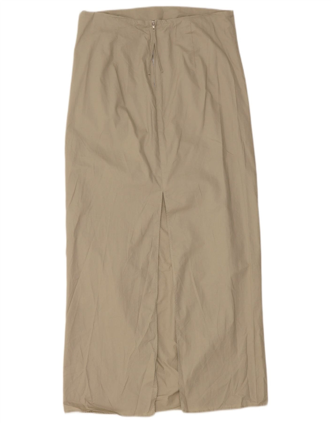 Zara Femme Jupe Maxi Moyen W28 Vert Coton