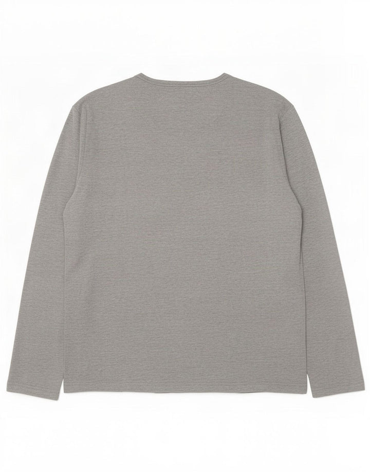 Gas Top Homme Manches Longues XL Gris Coton