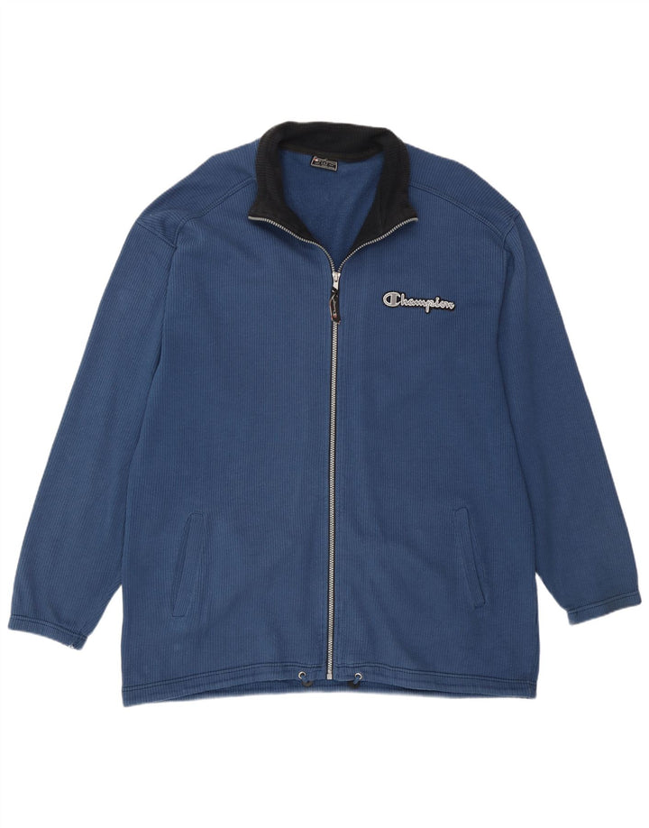 Champion Veste de Survêtement Graphique Homme Grand Bleu Coton