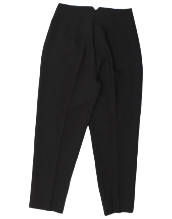 ZARA Pantalon Chino Fuselé Femme Moyen W28 L26 Noir Polyester