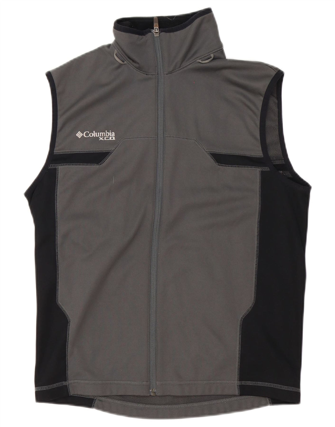 Columbia Veste de Survêtement sans Manches Homme Gris Moyen Colourblock