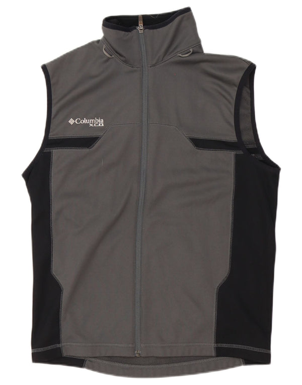 Columbia Veste de Survêtement sans Manches Homme Gris Moyen Colourblock