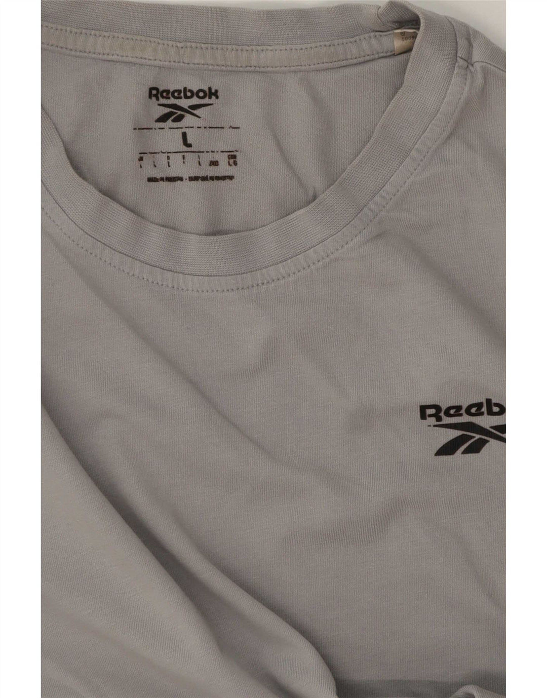 Reebok T-Shirt Homme Haut Large Gris