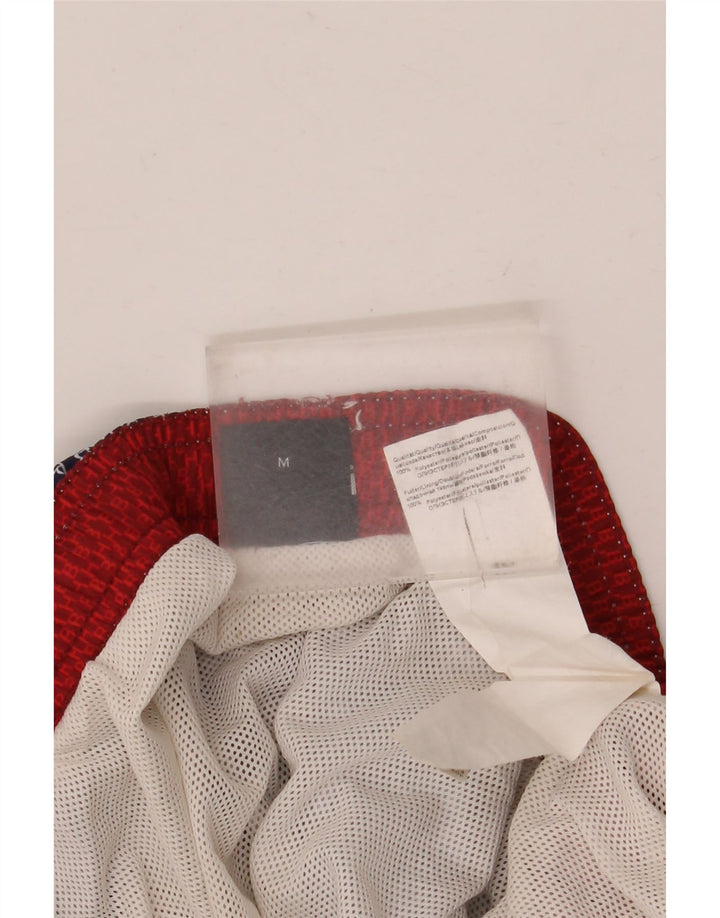 Hugo Boss Short de bain graphique bleu marine moyen en polyester géométrique