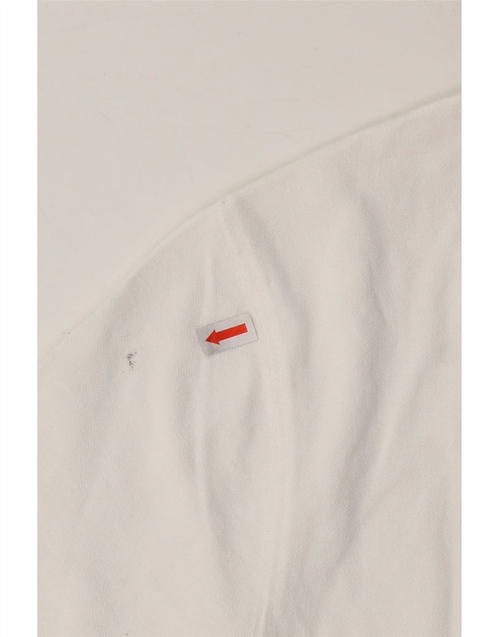 CARRERA Mens Polo Shirt XL White Cotton Vintage Carrera and Second-Hand Carrera from Messina Hembry 