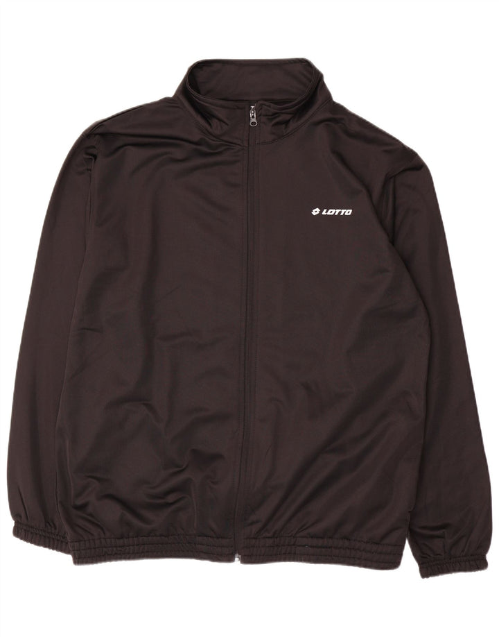 Lotto Veste de survêtement pour homme 2XL Noir Polyester