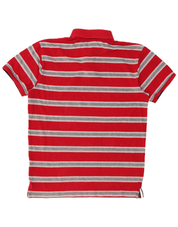 Gant Polo Homme XL Rouge Rayé Coton