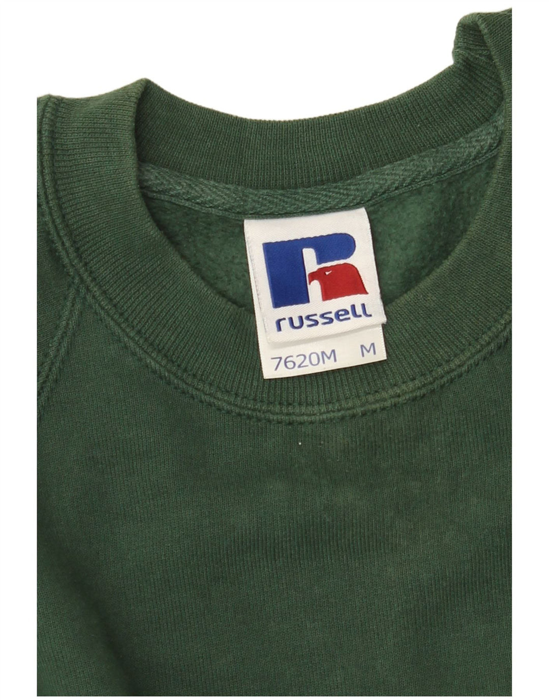 RUSSELL ATHLETIC Sweat-Shirt Homme Vert Moyen Coton
