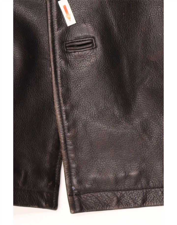 Wilsons Veste en cuir pour homme UK 38 Medium Noir