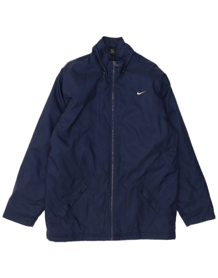 Nike Veste coupe-vent graphique pour homme UK 38/41 Bleu marine moyen Nylon