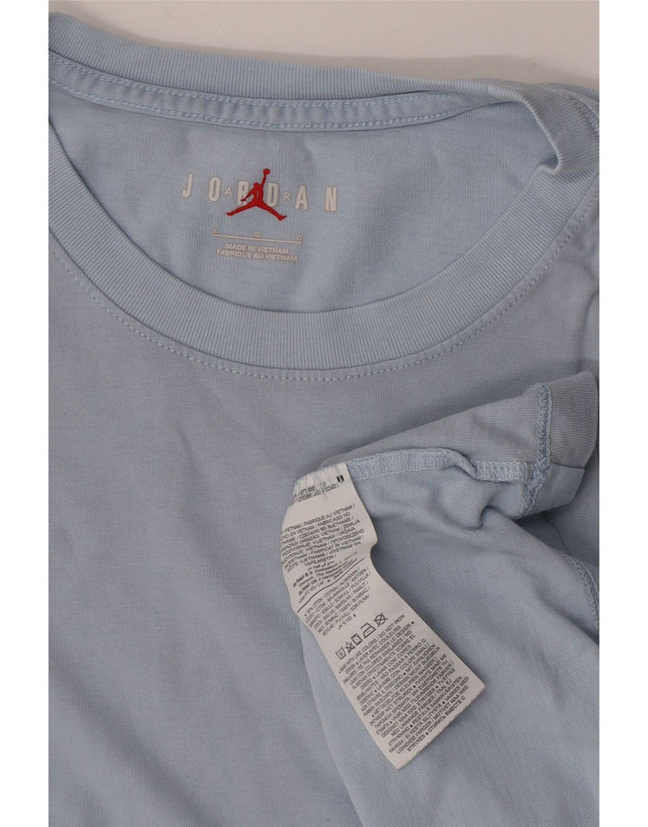 Jordan T-Shirt Homme Grand Bleu Coton