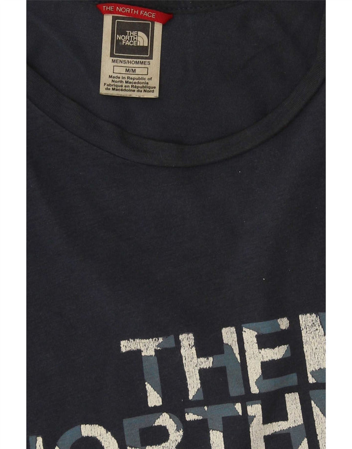 The North Face T-Shirt Graphique Homme Bleu Moyen
