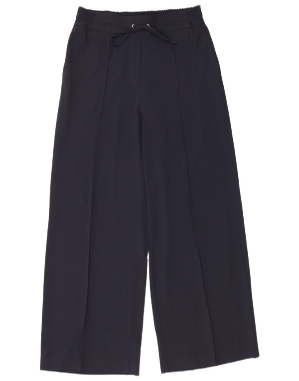 Marks & Spencer Pantalon Chino Femme UK 10 Small W30 L30 Bleu Marine