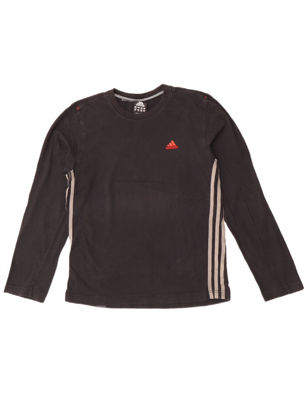 Adidas Top Garçon Manches Longues 13-14 ans Noir Coton