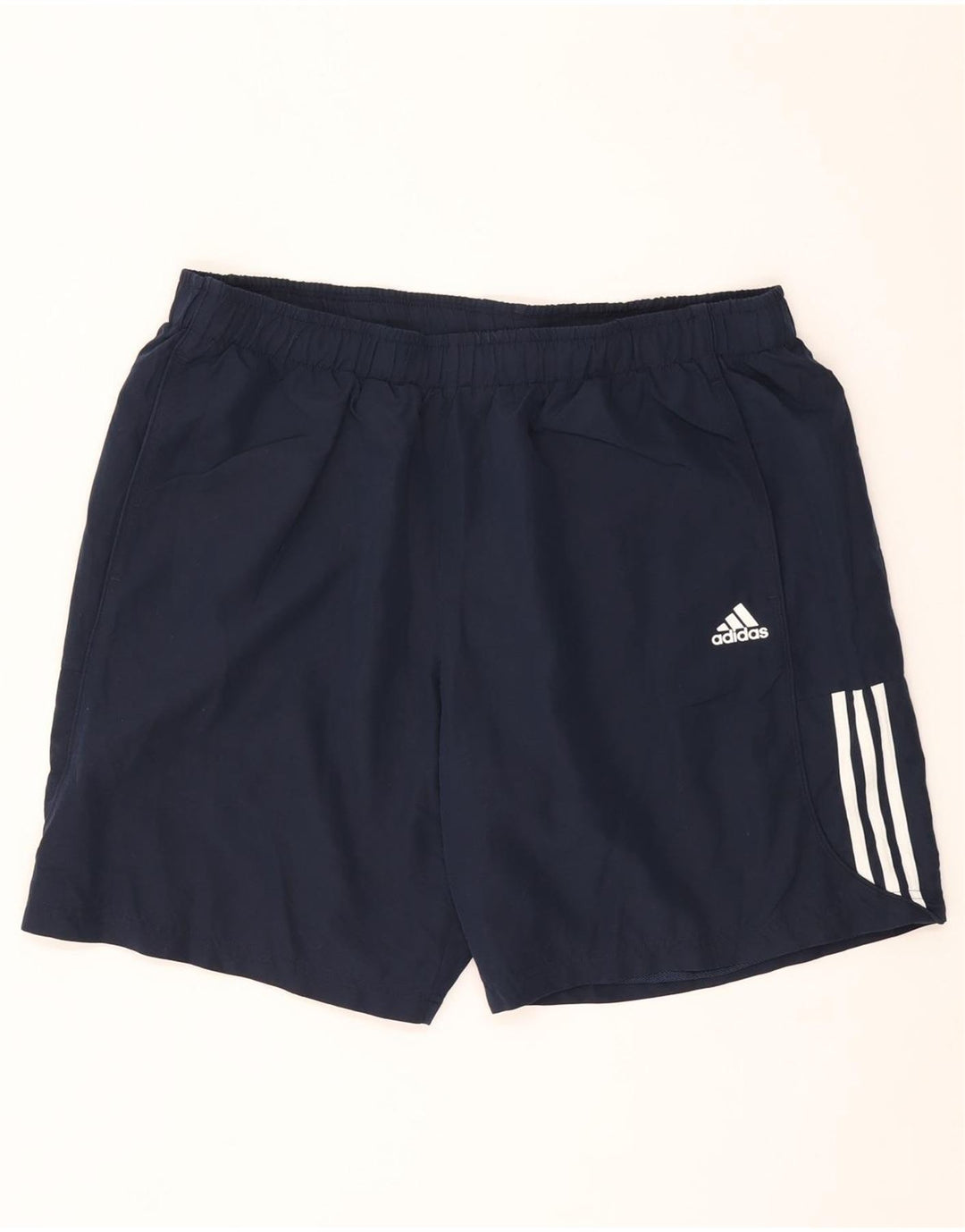 Adidas Short de sport Climalite pour homme 2XL Bleu marine Polyester